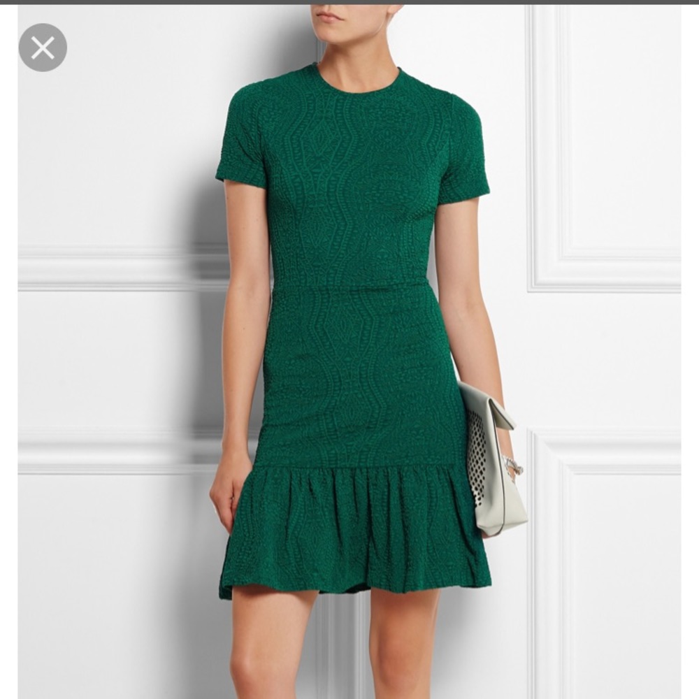 XS Opening Ceremony fitted ruffle dress